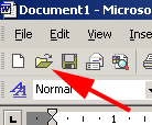 icon open file